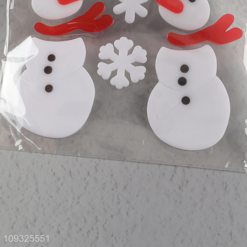 Top selling snowman Christmas sticker window sticker
