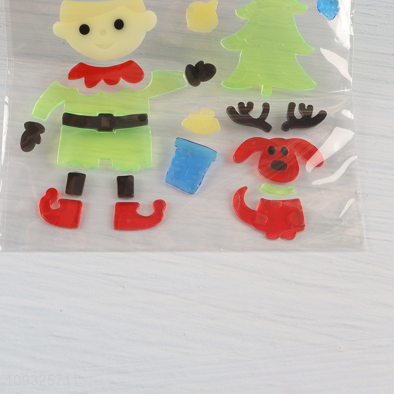 China wholesale decorative Christmas sticker window sticker