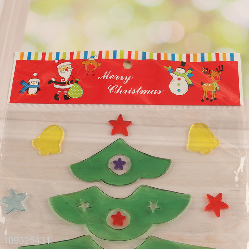 Low price tpr Christmas sticker window sticker