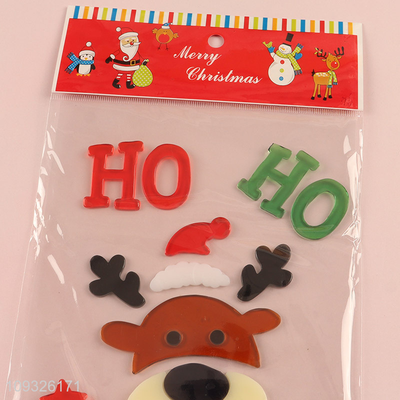 Top sale tpr Christmas decoration window sticker