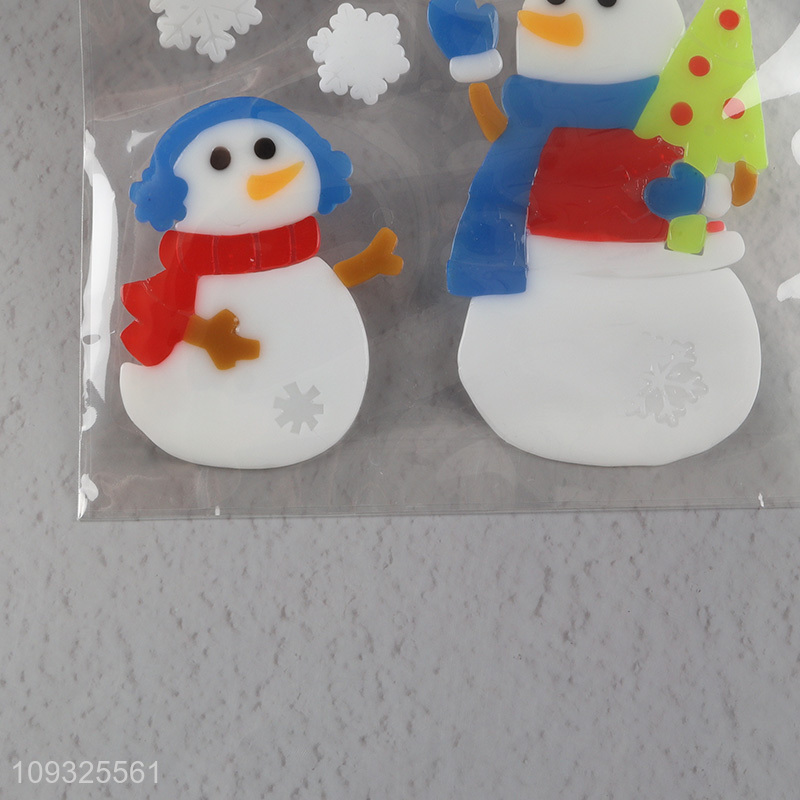 Latest products tpr Christmas sticker window sticker