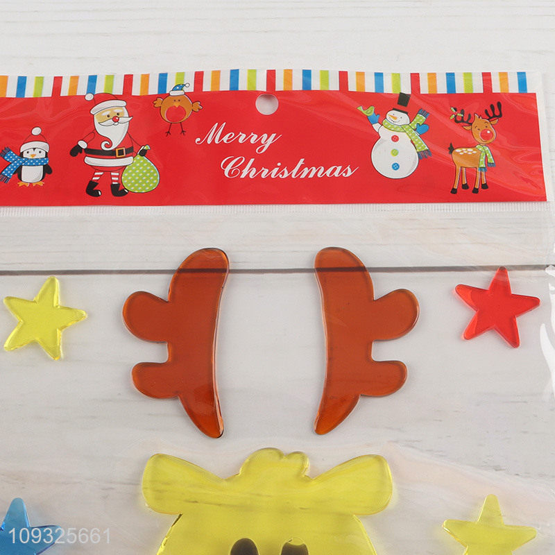 Factory wholesale tpr Christmas sticker window sticker