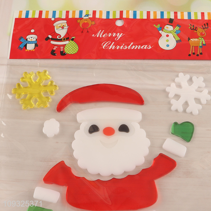 Factory supply decorative Christmas sticker window sticker