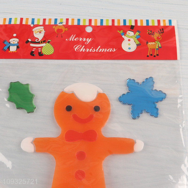 Online wholesale tpr Christmas sticker window sticker