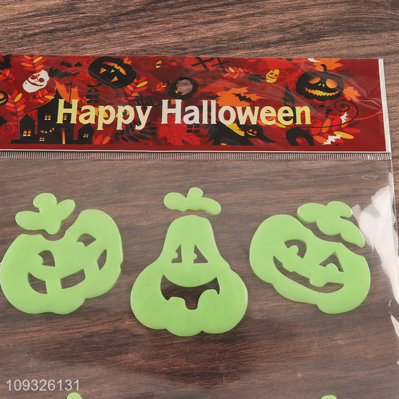 China supplier TPR Halloween glow window sticker for sale
