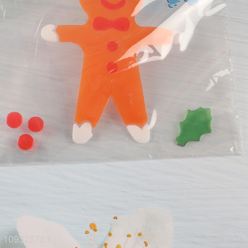 Online wholesale tpr Christmas sticker window sticker