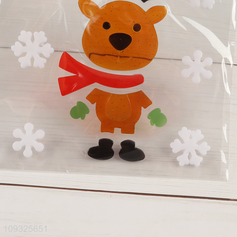 Good sale tpr Christmas sticker window sticker