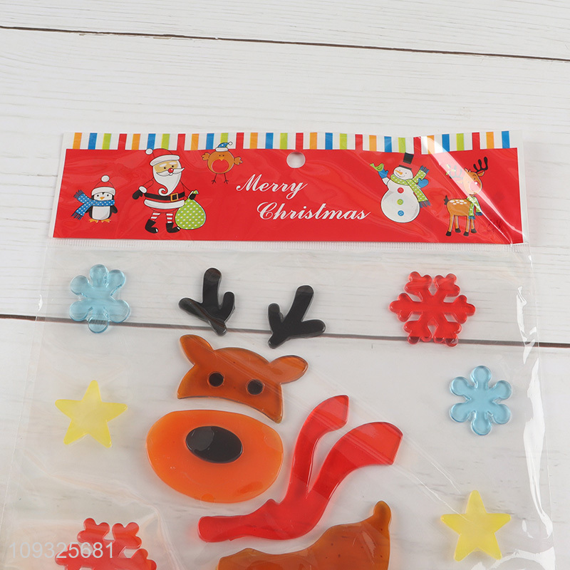 Good price tpr Christmas sticker window sticker