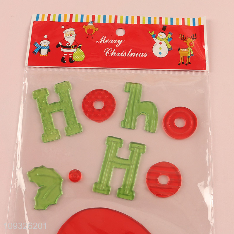 China supplier tpr Christmas decoration window sticker