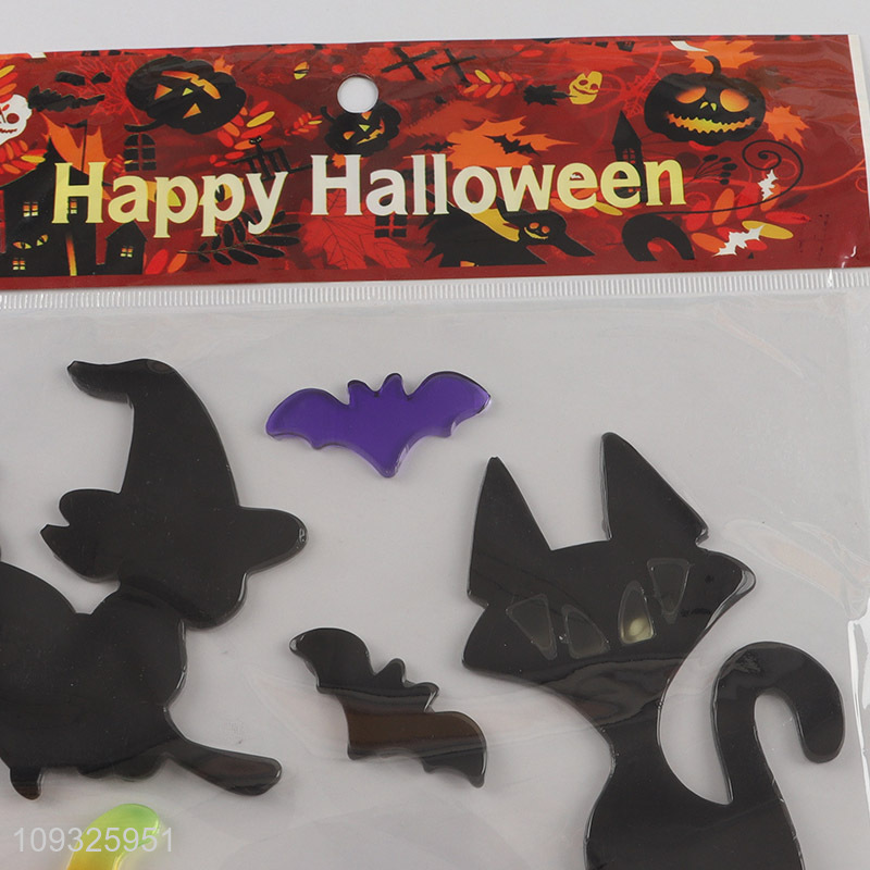 China supplier tpr Halloween decoration window sticker