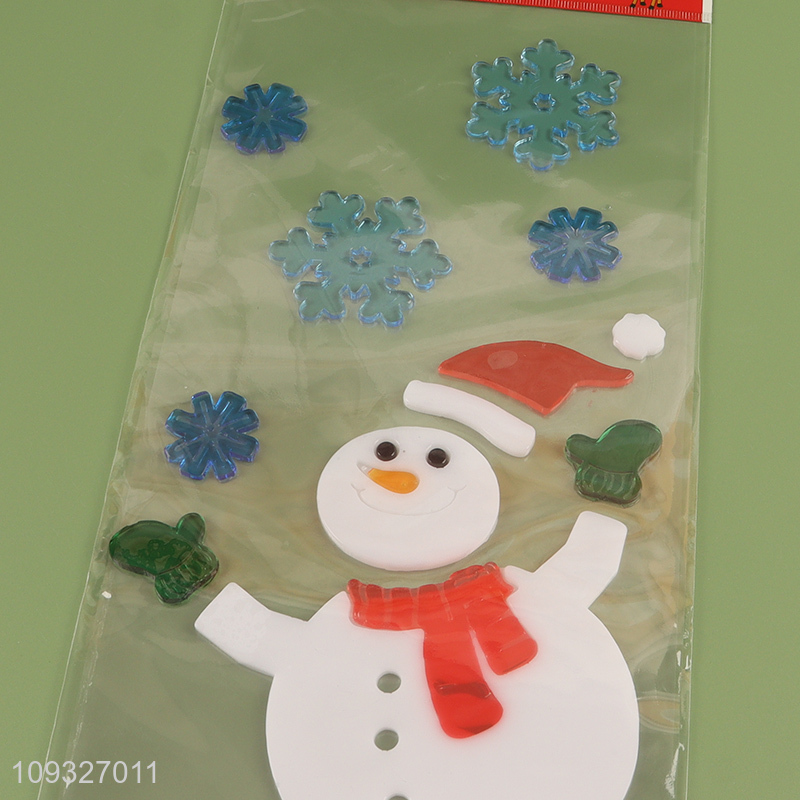 Factory wholesale tpr Christmas sticker window sticker