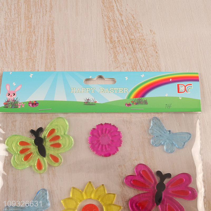 Low price Easter window decoration window sticker