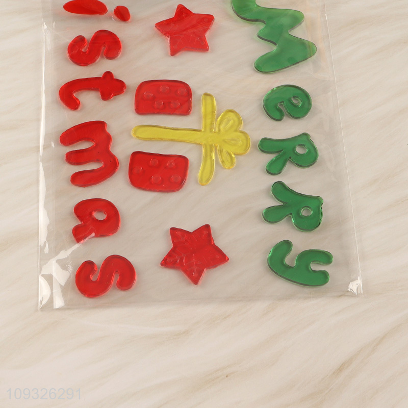 China supplier Christmas decoration window sticker