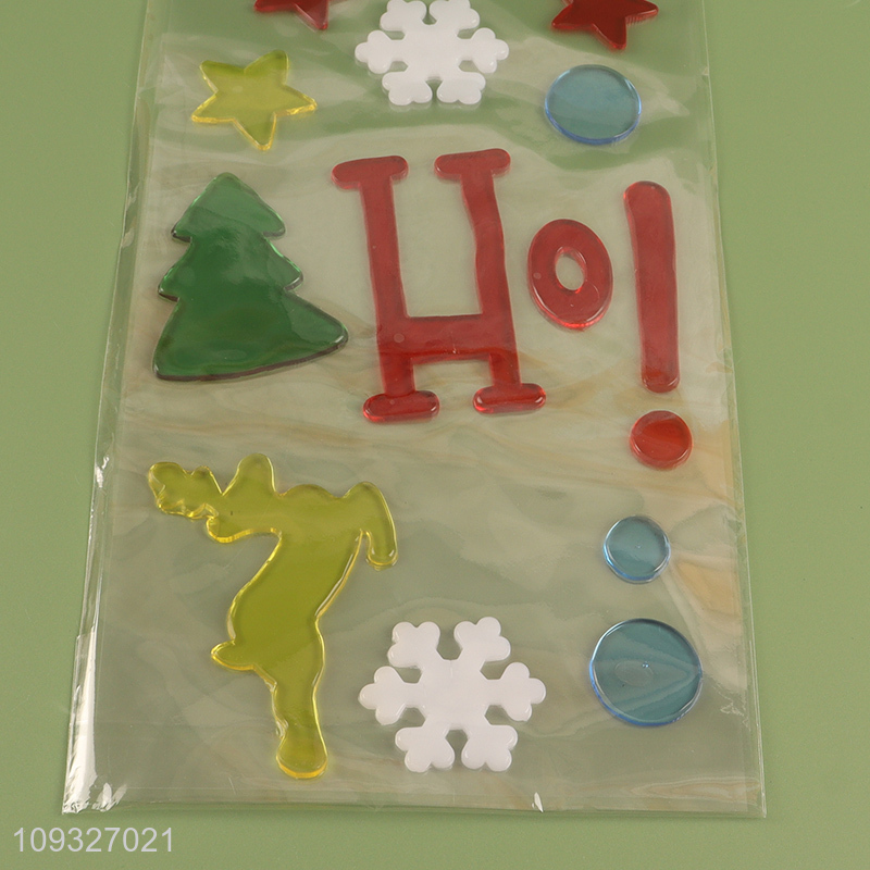 Good quality tpr Christmas sticker window sticker