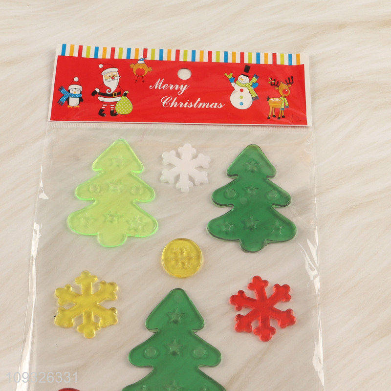 Good selling tpr Christmas decoration window sticker