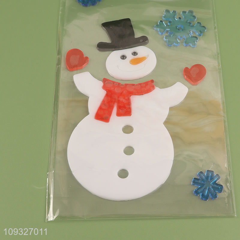 Factory wholesale tpr Christmas sticker window sticker