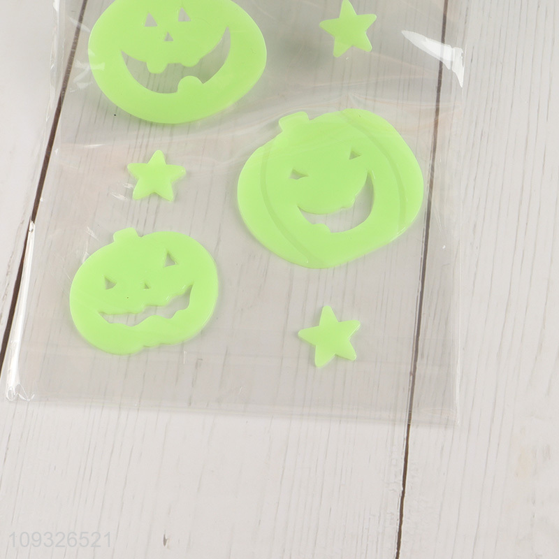 Low price TPR Halloween glow window sticker for sale