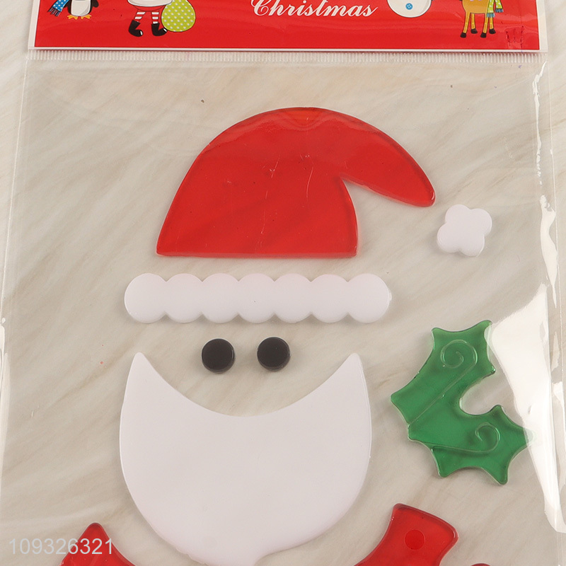Popular products tpr Christmas decoration window sticker