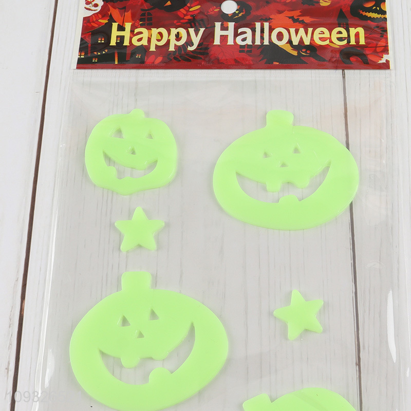 Low price TPR Halloween glow window sticker for sale