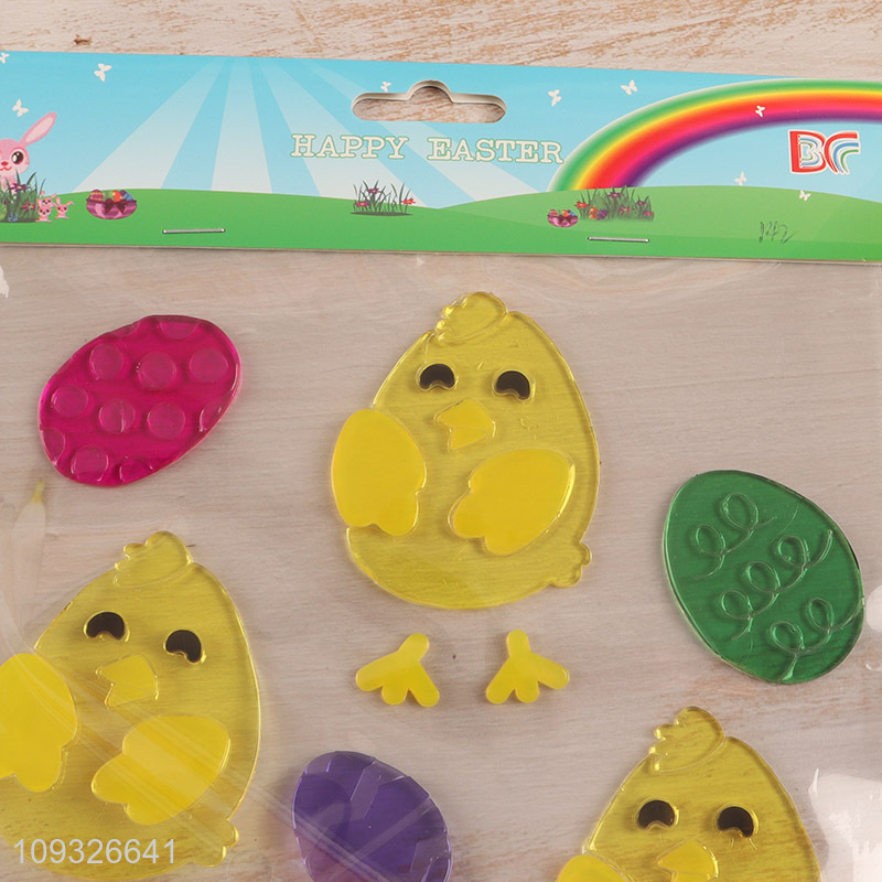 China supplier Easter window decoration window sticker