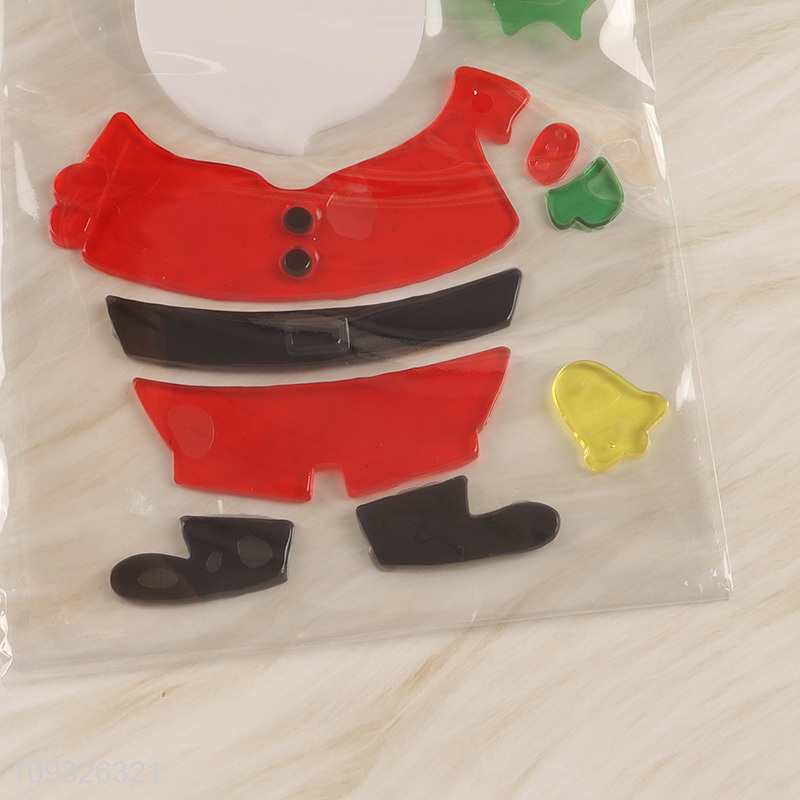 Popular products tpr Christmas decoration window sticker