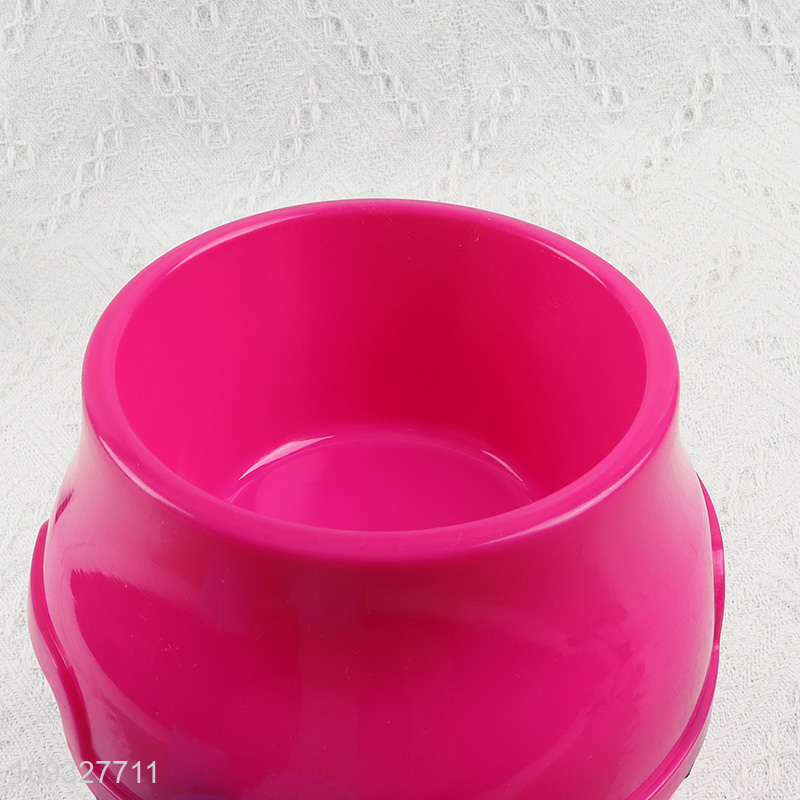 New product multicolor plastic pet bowl pet feeder