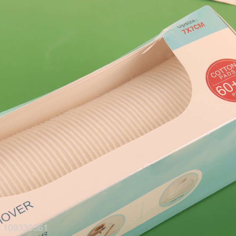 China supplier makeup remover cotton pad makeup cotton