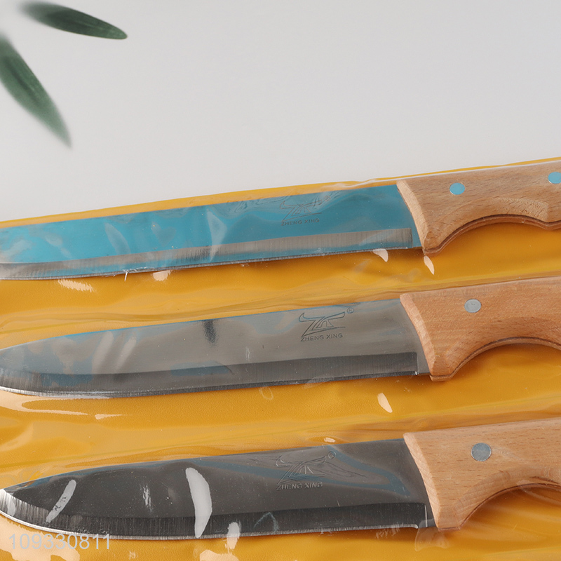 New arrival stainless steel kitchen knife with wooden handle