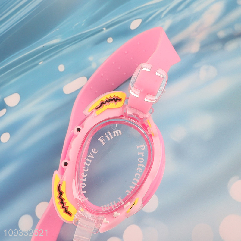 Top products children cartoon pink swimming goggles
