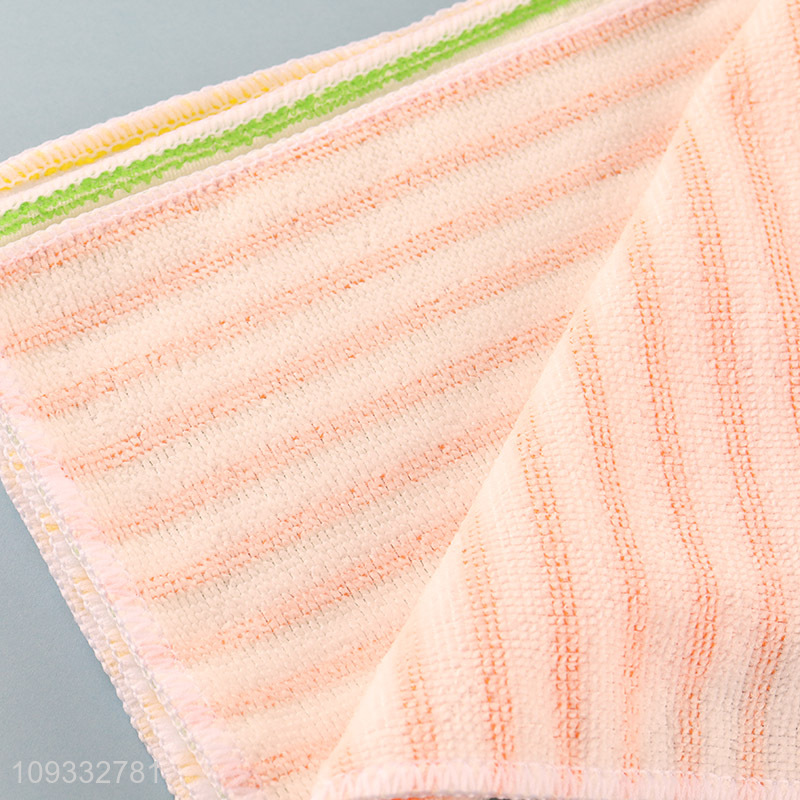 Low price 3pcs household cleaning towel cleaning clothes