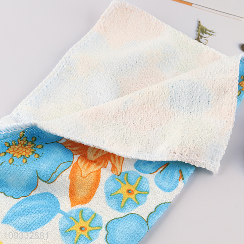 Top sale printed cleaning towel cleaning clothes