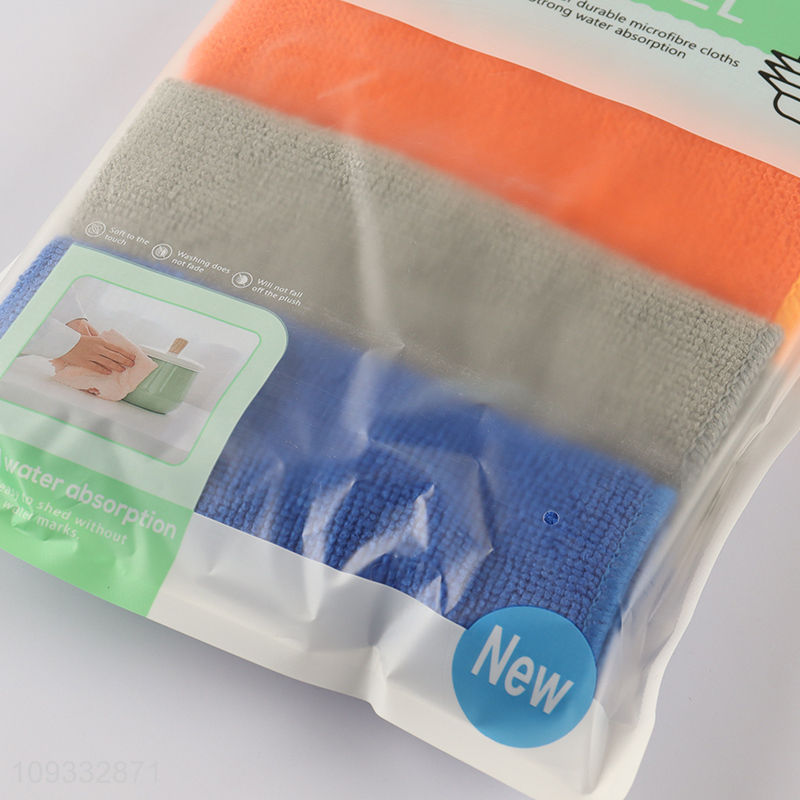 China supplier 4pcs household cleaning towel cleaning clothes