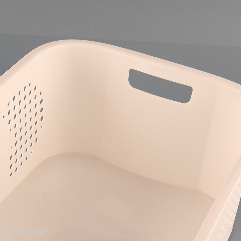 Good price plastic storage basket with handle