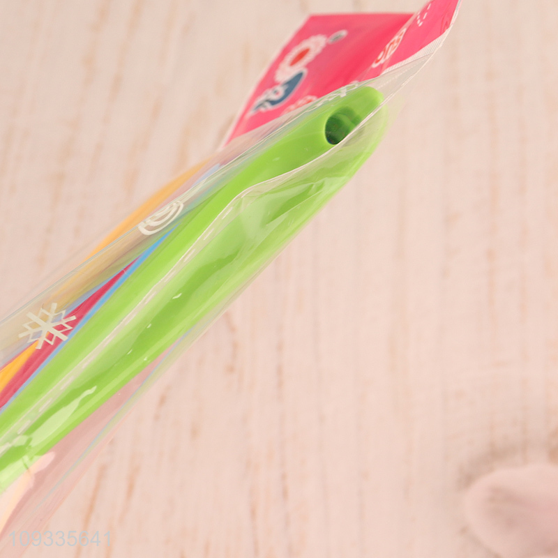 Most popular multicolor plastic 12-piece spoons