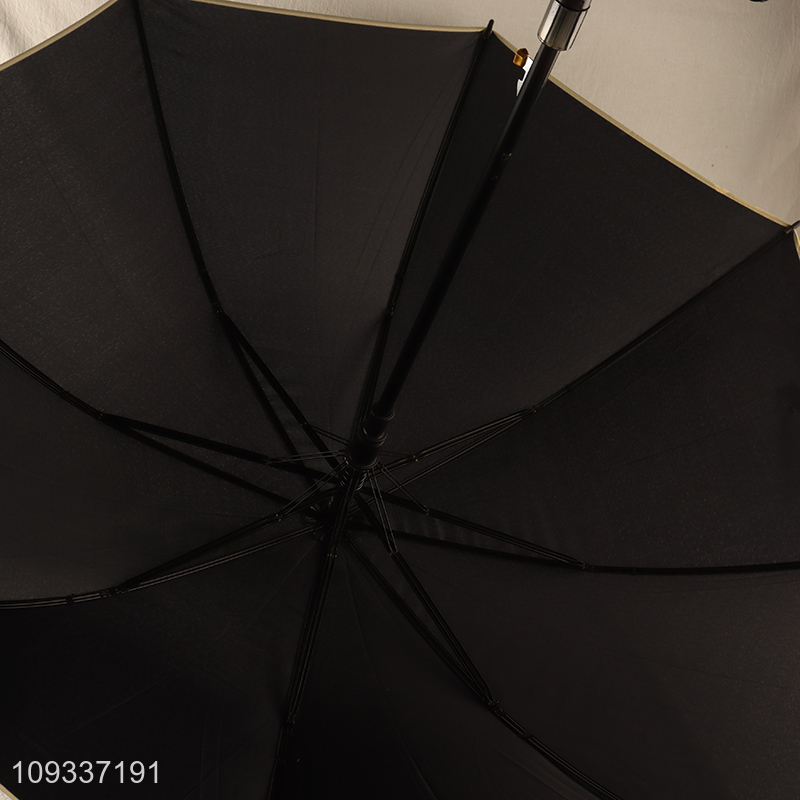 New arrival curved handle straight rod umbrella