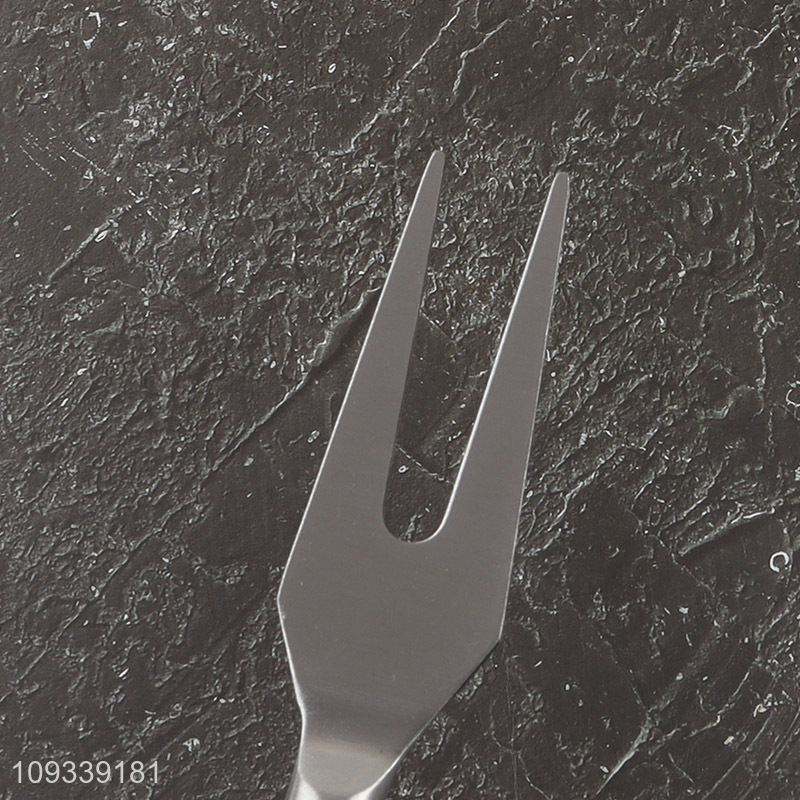 China wholesale stainless steel kitchen cheese fork