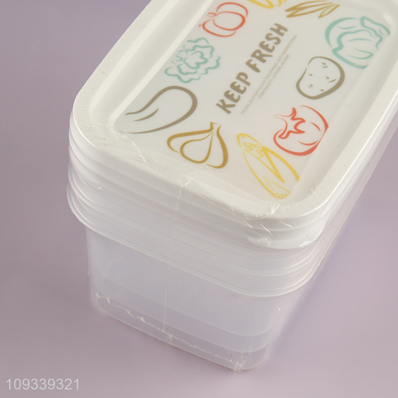 Yiwu market 3pcs plastic food container preservation box