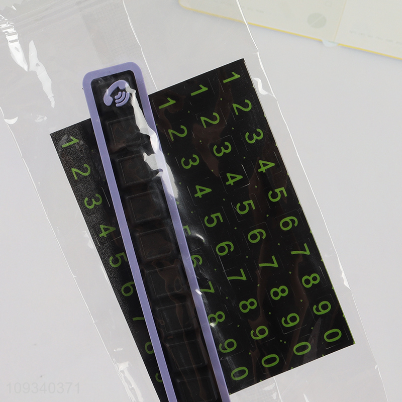 Online wholesale car phone number card parking card