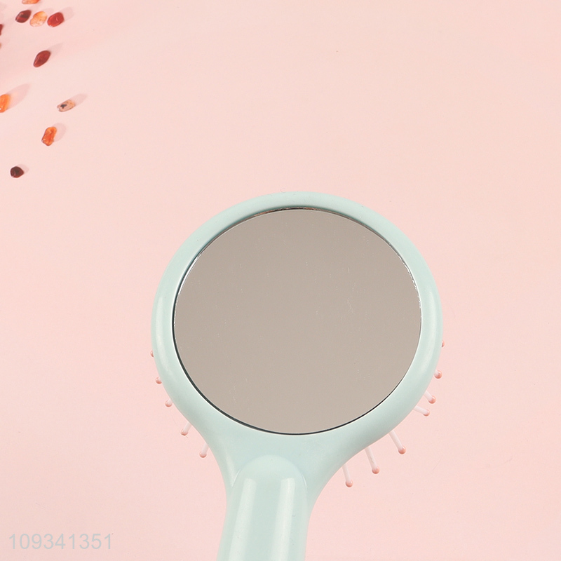 Hot selling massage hair comb hair brush with mirror