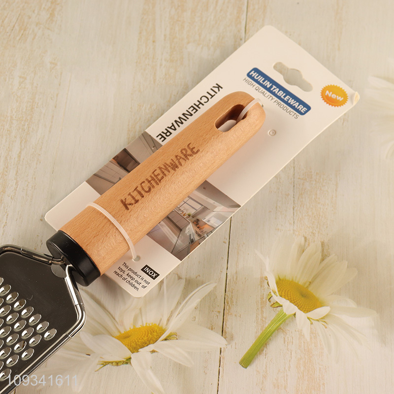 Most popular wooden handle kitchen gadget vegetable grater
