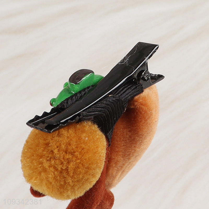 Top products resin Christmas hair clip for sale