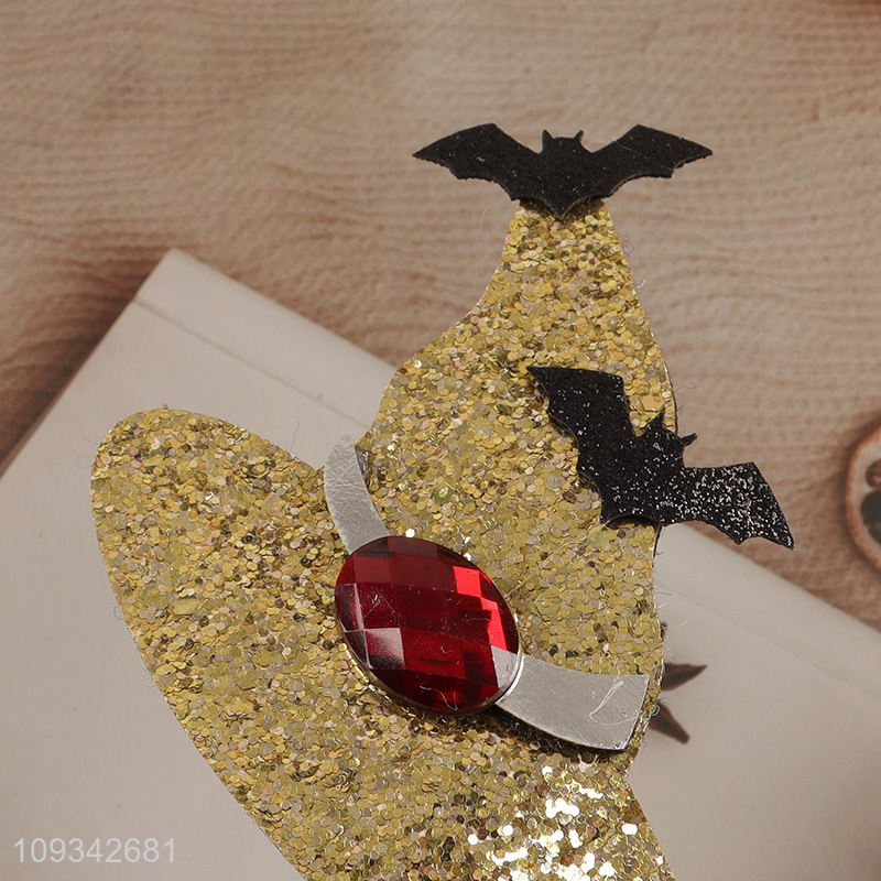 Factory direct sale witch hat hair clip for Halloween