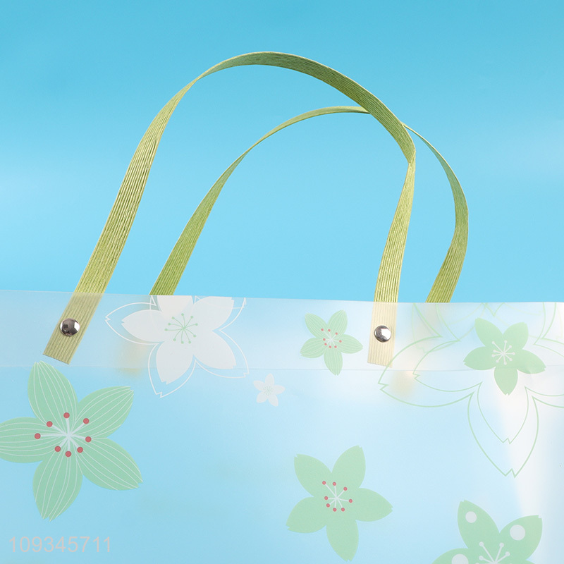 Hot items flower printed gifts packaging bag paper bag