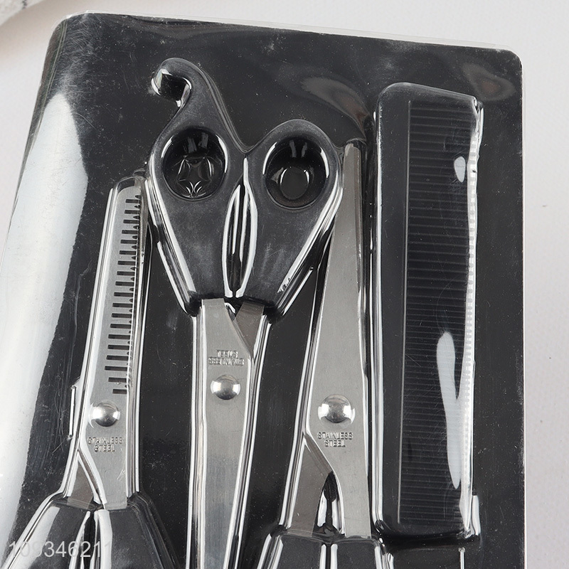 Top sale professional hair scissors with hair comb