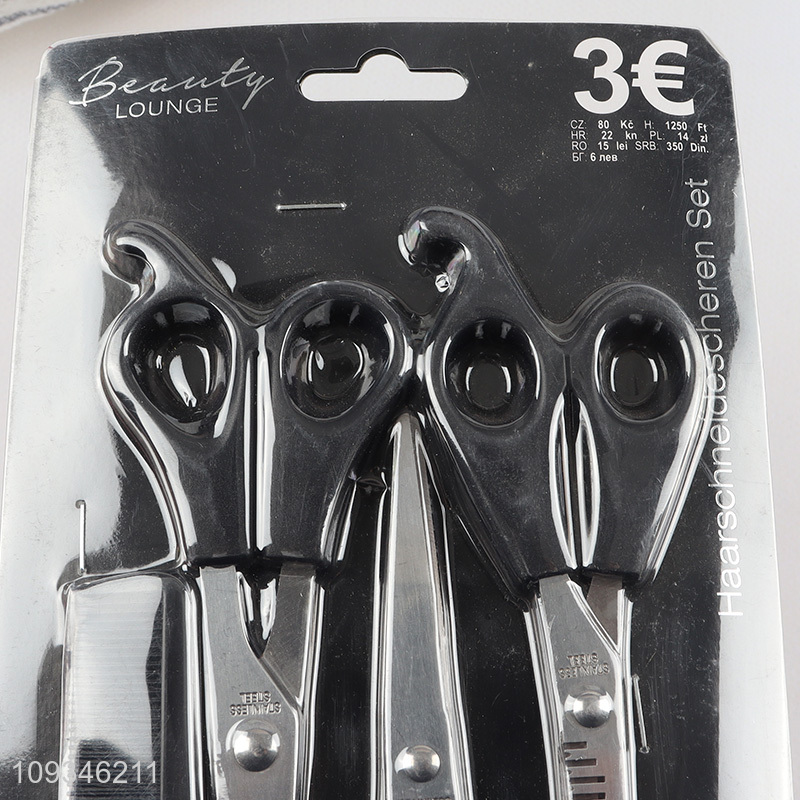 Top sale professional hair scissors with hair comb