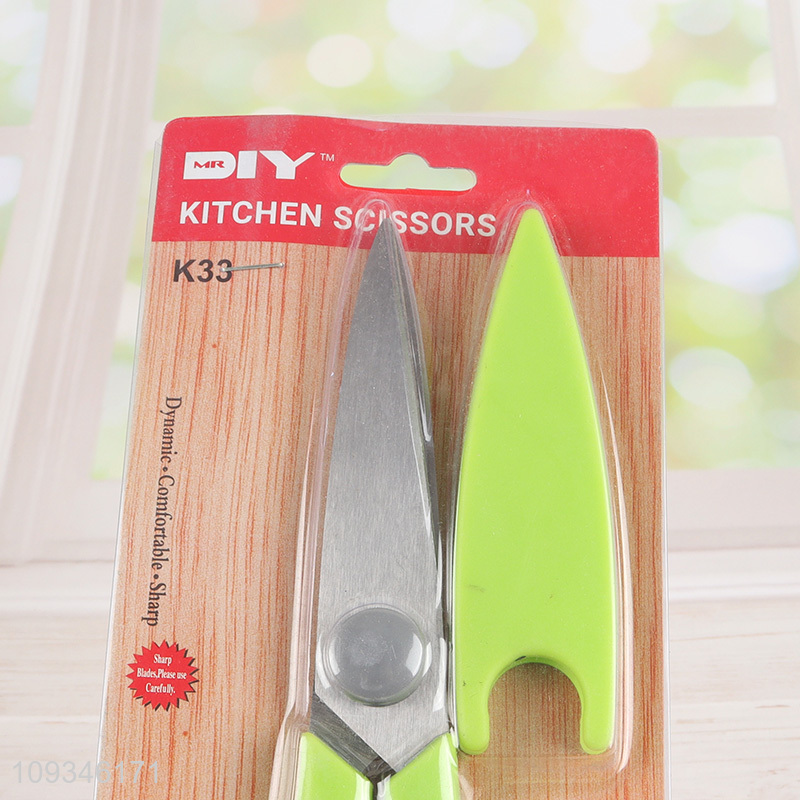 Yiwu market  stainless steel blade kitchen scissors