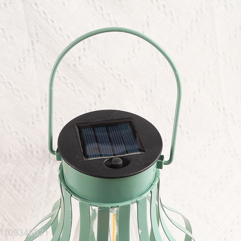 Good quality hanging hollow garden solar energy lights