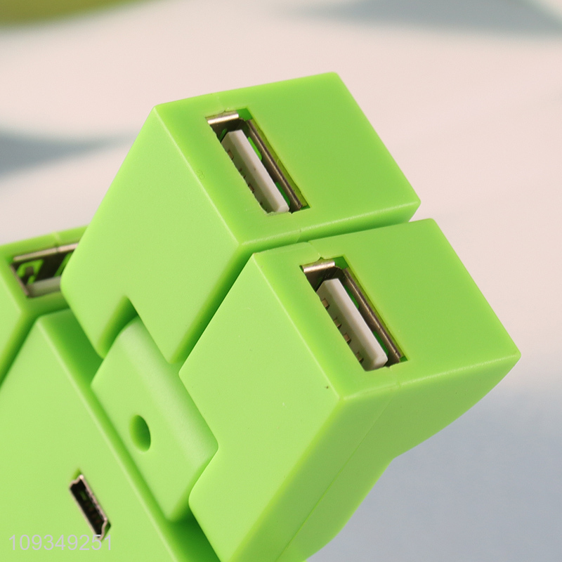 China supplier 4 USB Mobile Devices Charging Data Sync Robot Hub