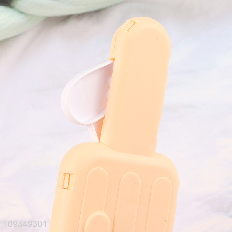 New arrival portable popsicle shape handheld fan