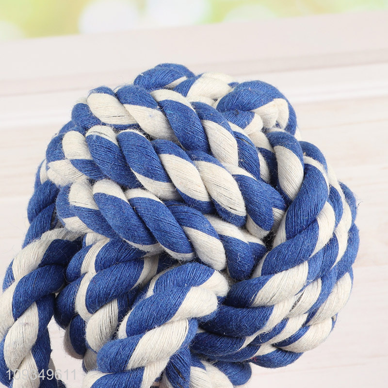 Hot sale pet cotton rope toys teething toys